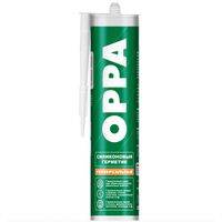 Герметик "OPPA S" силиконовый универсальный, белый, 260ml.