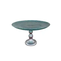 Блюдо на ножке "inspiration green" круглое 28cm высота 14,5см 16468а/1