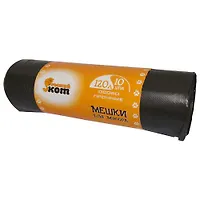 Мешки д/мусора 120л (10шт./рул.) Особо Прочные ПНД (черные) арт.310310
