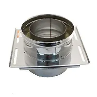 Площадка монтажная (430/0,5 +нерж./1.5) D110 x 200 арт. fd04.110N.5.FF