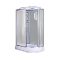 Душ.кабина HD-KU12080NFL 120x80х215 без г/м, риф.зад.стекла, риф.перед.стекла, низ.под.без электр..