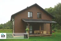 Сайдинг (ПВХ).0230.Н. "Тимбер-Блок", дуб мореный (3,05х0,230=0,702м2)