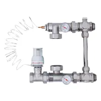 Смесительный узел TEBO 1" с термоголовкой Sm15189