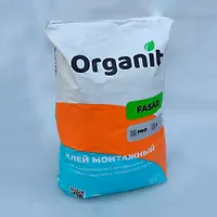 Клей монтажный для скреп. теплоизоляции "ORGANIT" Fasad 25кг г.Саратов