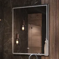 Зеркало Roberta Luxe 800 c LED подсветкой (Электрон. часы, функция антизапотеван) г. Нижний Новгород
