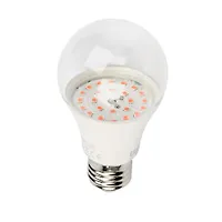 Лампа светодиодная для растений LED-А60-9W/SP/E27/CL ALM01WH