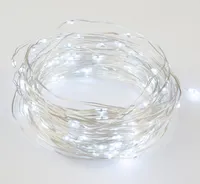 Гирлянда светодиодная на батарейках ULD-S1000-100/SCB/3AA WHITE IP20 DEW UL-00007186