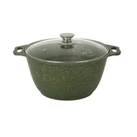 Кастрюля 3л со стеклянной крышкой, АП линия "Trendy style" (malachite) "Kukmara" к31tsml