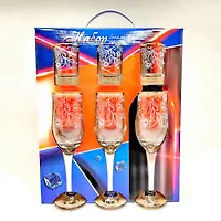 Подарочный набор 12пр. арт.12082-ГЗ2 "Акация" (6 бокалов+6 стаканов)