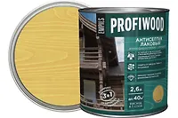 Антисептик лаковый атмосферостойкий алкидный PROFIWOOD сосна (2,4кг.)