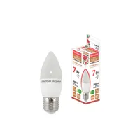 Лампа светодиодная FС37-7 Вт-230 В -3000 К E27 Народная (SQ0340-1542)