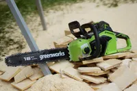Цепная пила аккумуляторная Greenworks GD40CS18 40В (без АКБ и ЗУ)