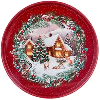 Поднос сервировочный agness "Новый год" 33*2,1 см 898-132