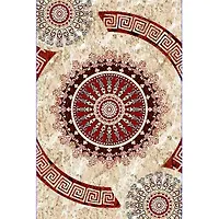 Ковер OSCAR 150*300 прям - Q025A BEIGE/RED