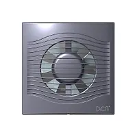 Вентилятор накладной SLIM D100 обр.клапан Dark gray metal DICITI (SLIM 4C dark gray metal)