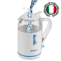 Чайник электрический PWK 1563CGL Water Way Pro Белый POLARIS CN