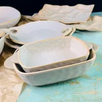 Прямоугольный салатник с ручками в под.уп.(х36) арт.205-697