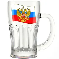 Кружка для пива 450мл. арт.1053-Д (Герб на флаге)