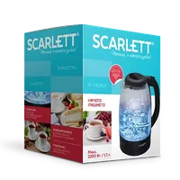 Чайник электрический Scarlett SC-EK27G11 черный 1850-2200Вт, 1.7л