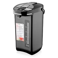 Термопот BRAYER 1091BR, 1450Вт, 5,5л, 2 спос.подачи воды, LCD-дисплей, поддерж.температуры