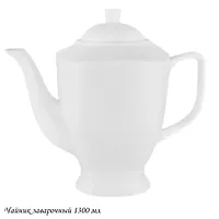 Чайник заварочный 1300мл BIANCO в под.уп.(х8)Фарфор арт.118-122