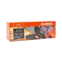 Машина углошлифовальная (УШМ) PATRIOT AG 131. 875Вт, 11000об/мин, 125мм, М14