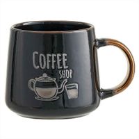 Ф11-028L Кружка 360 мл. "Coffee Shop",черный (48)