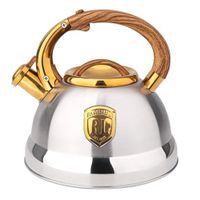 Чайник из нержавеющей стали 3 л со свистком (М-7928) "МАРУСЯ"