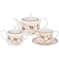 Чайный сервиз lefard "Lilies" на 6 пер. 14 пр. 1000/350/300 мл 590-268