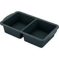 Противень для выпечки с мет.каркасом, глубокий 26х14,7х5,5см , 2 ячейки Linea SILICONE арт.79-037 (R