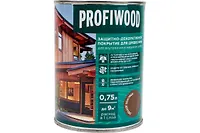 Защитно-декоративное покрытие для древесины PROFIWOOD красное дерево (0,7кг.) (4633)