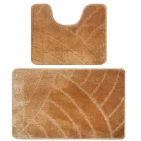 Комплект ковриков для в/к BANYOLIN CLASSIC из 2 шт 55х90/55х45см 11мм (коричневый)