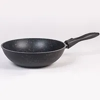 Сковорода ВОК 28см Гранит black со съемн. ручкой  арт.078802