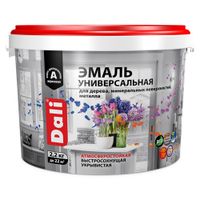 "DALI" Эмаль универсальная гл. База А, RAL 9010, 2,2 кг (80238)