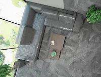 Керамогранит Global Tile Rocket_GT темно-серый 600х600 матовый (GT60600709MR)(1.44кв.м)