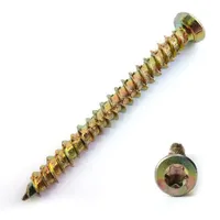 Шурупы по бетону 7,5x92 желтый цинк, шлиц Torx №30 (100 шт.) г.Москва