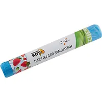 Пакеты д/заморозки "РЫЖИЙ КОТ" 25*32см, 30шт/рул, ПНД арт.310983