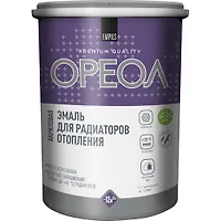 Эмаль для радиаторов акриловая матовая Ореол белый 1,1 кг