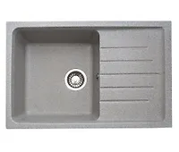 Мойка GranAlliance G-41 (745 х490мм) серая с сифоном