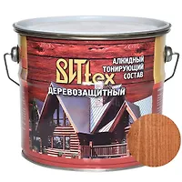 Деревозащитный состав ВИТЭКС color орех 2,7 кг. ВИТtex