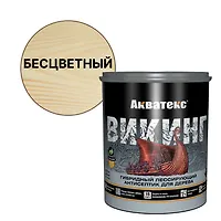 Акватекс ВИКИНГ (гибридный лессирующий антисептик для дерева) 0,75 л (бесцветный) (80251)