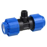 Тройник с нар. резьбой 25 х 1/2" х 25  ТПК-АКВА 51251225
