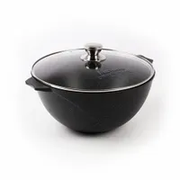 Казан для плова 8л АП Гранит black арт.58802