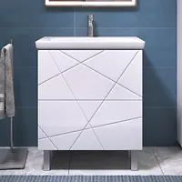Тумба Vigo Geometry 700-0-2 белый (под умывальник Сомо-70)