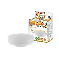 Лампа светодиодная GX53-15 Вт-230 В-4000 К-Э, h=26 мм, Народная (SQ0340-1575)