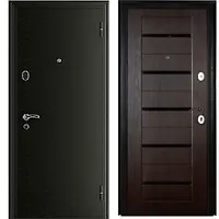 Дверь металлическая 60C (1020 0402) Скин Тем. орех 970 R