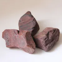 Камень Яшма Огненный камень (10 кг, коробка бурая, обвалованный)