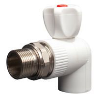 Кран шар. PP-R для радиатора угловой DN 20х3/4" СТМ ПЛАСТ (80 шт.)