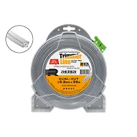 Леска для триммера Rezer Ultra-pro DUAL-CUT 3.3мм39м квадр. Rezer