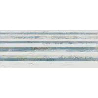 Плитка обл. Bellezza бирюзовая полоски (230х600) арт.160001 (1.242 кв.м)